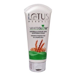 Lotus Herbals Oatmeal & Yogurt Skin Whitening Scrub: 100 gms